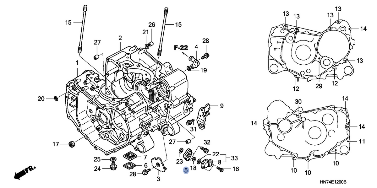 Honda OEM part 11361-HN7-010