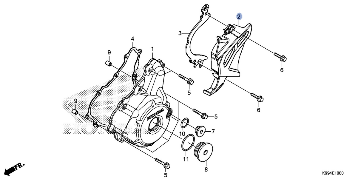 Honda OEM part 11361-K99-A00