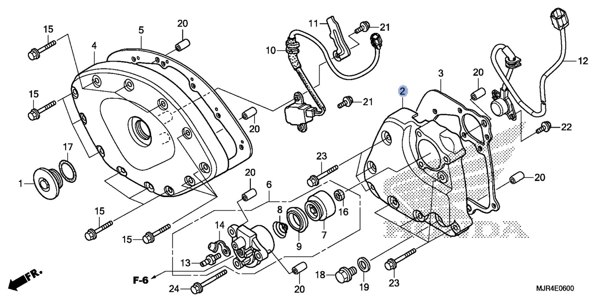Honda OEM part 11361-MCA-S40