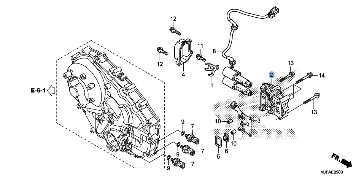 Honda OEM part 11361-MGS-D20