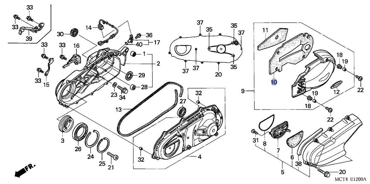 Honda OEM part 11362-MCT-300