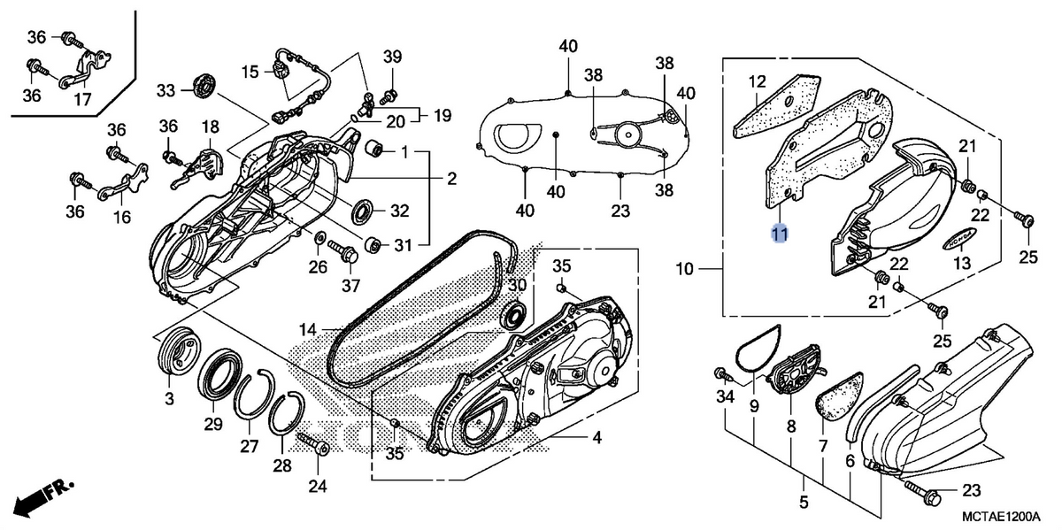 Honda OEM part 11362-MCT-310