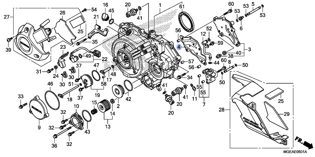 Honda OEM part 11362-MGE-D01