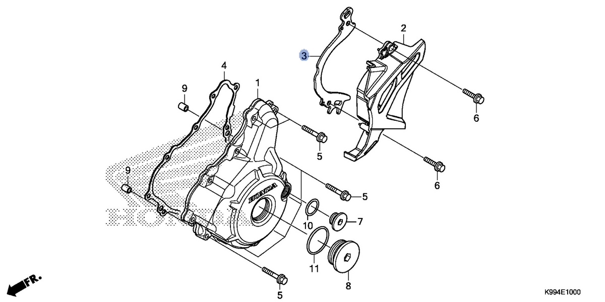 Honda OEM part 11363-K99-A00