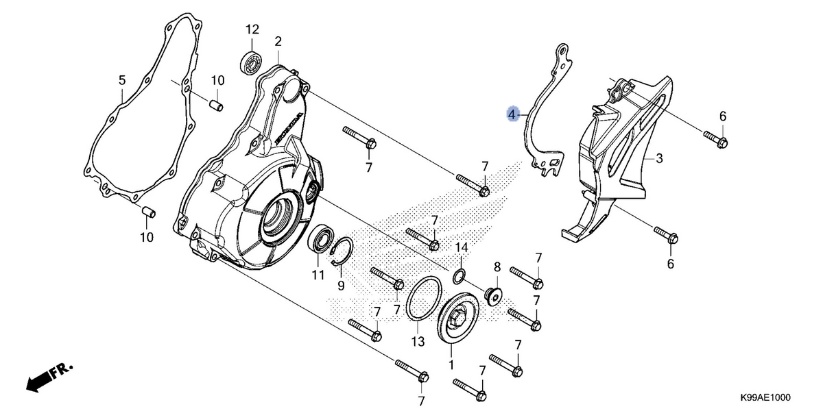 Honda OEM part 11363-K99-A70
