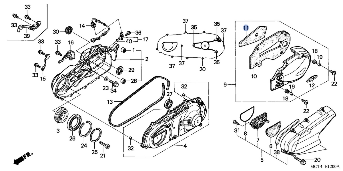 Honda OEM part 11363-MCT-300