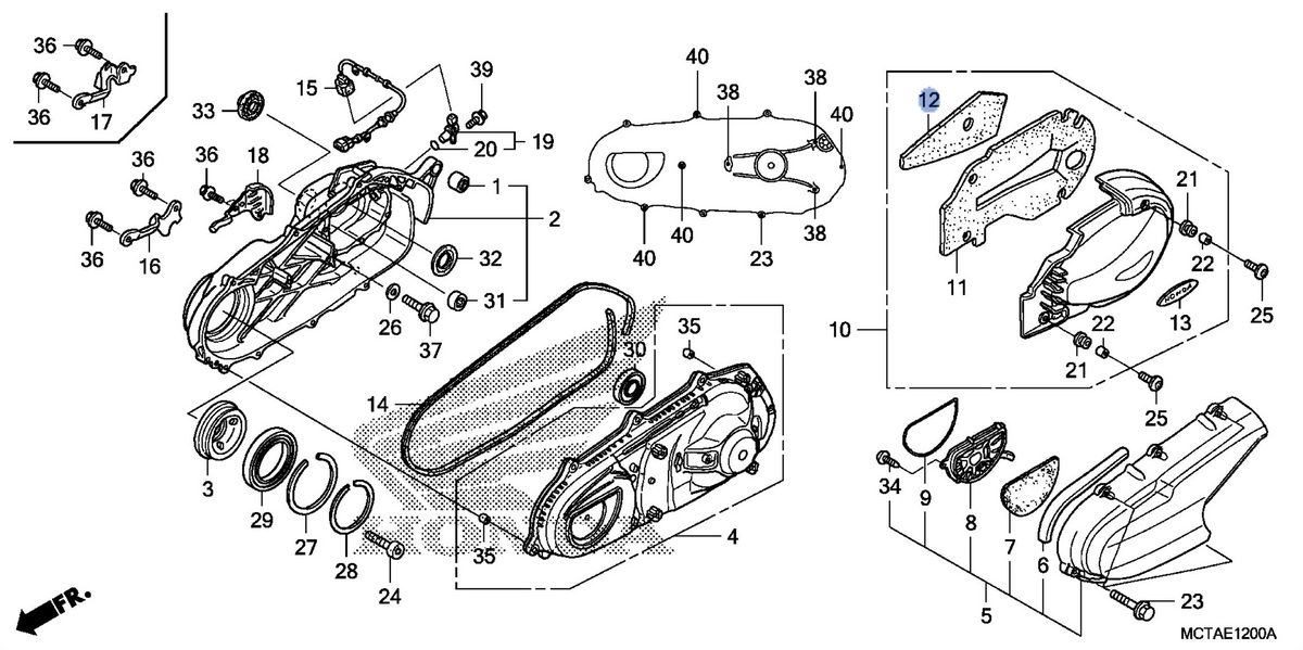 Honda OEM part 11363-MCT-310