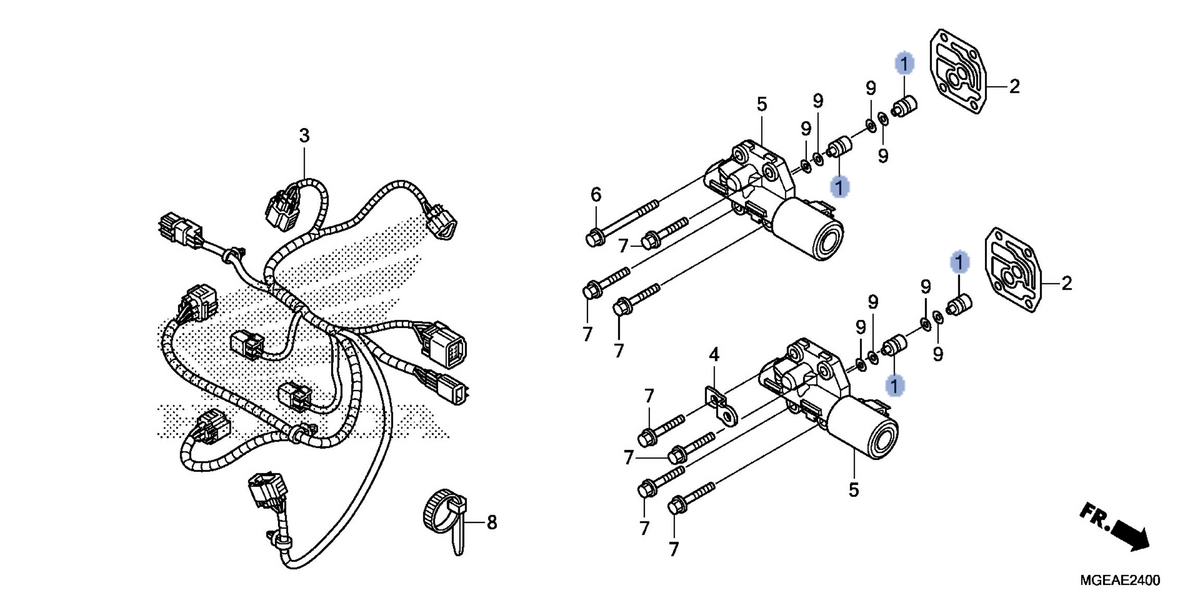Honda OEM part 11364-MGE-D00
