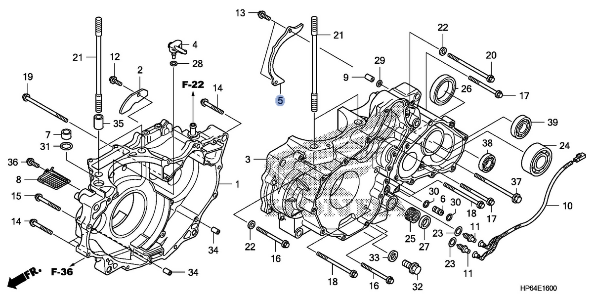 Honda OEM part 11365-HP6-A00
