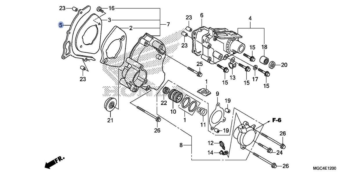 Honda OEM part 11365-MAZ-000