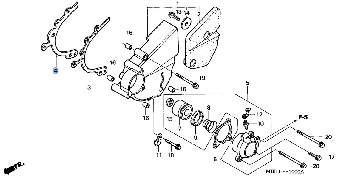 Honda OEM part 11365-MBB-000
