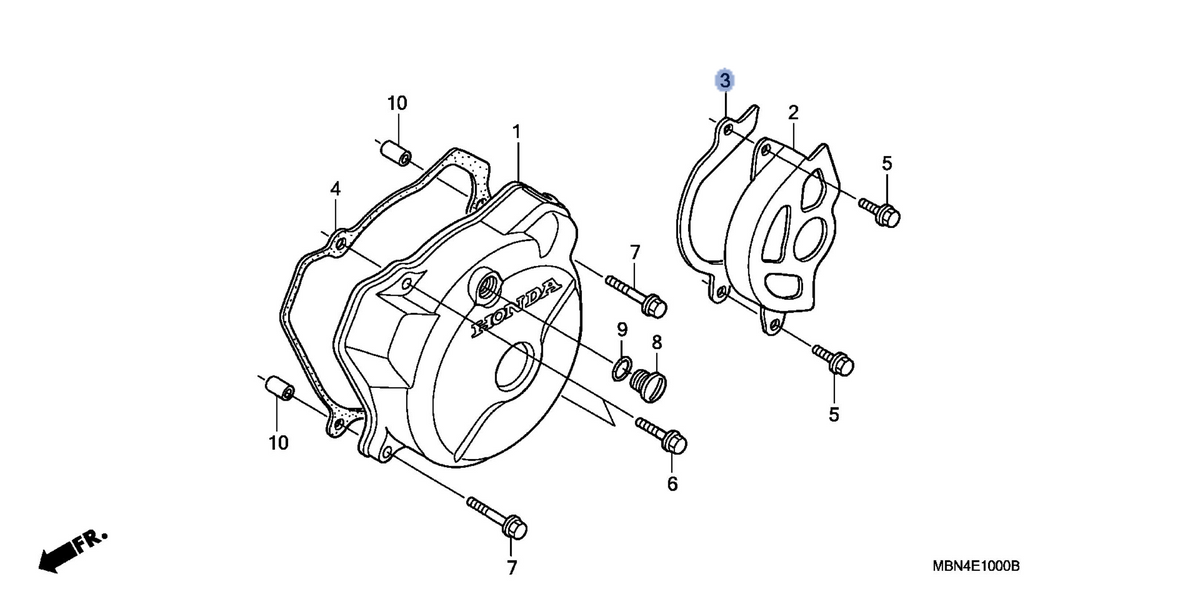Honda OEM part 11365-MBN-670