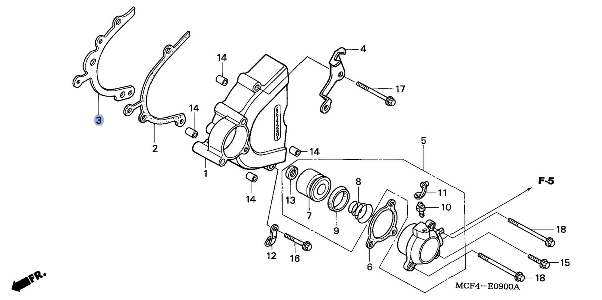 Honda OEM part 11365-MBT-000