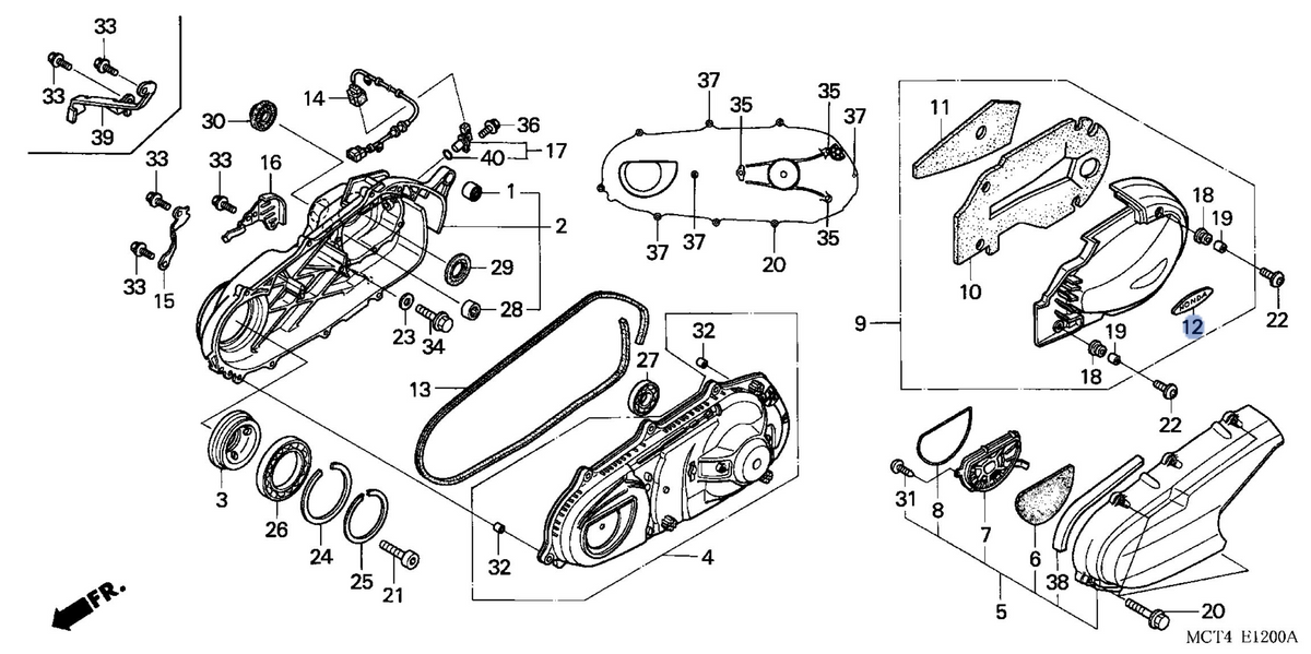 Honda OEM part 11365-MCT-300