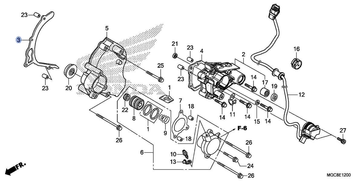 Honda OEM part 11365-MGC-JB0