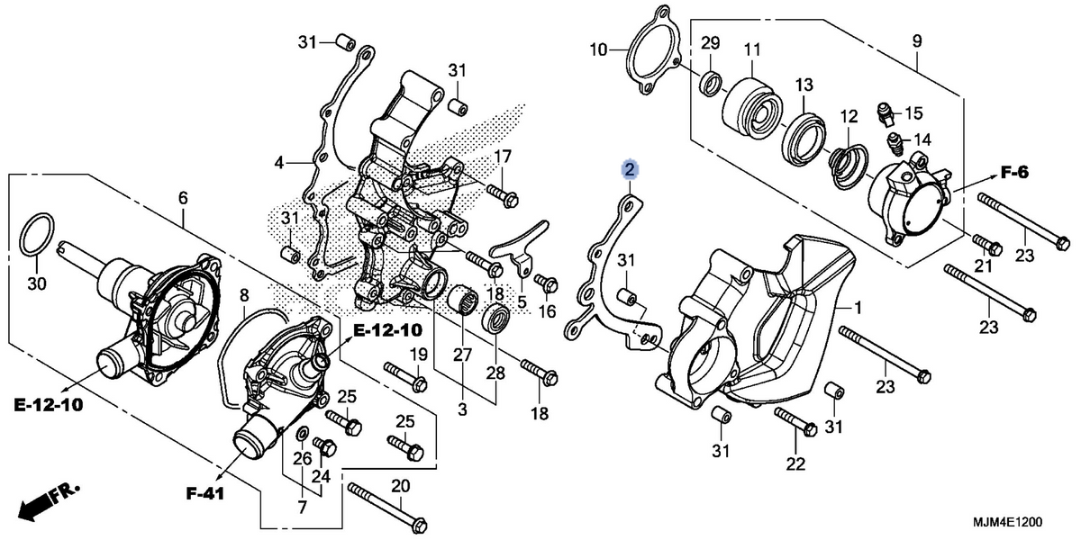 Honda OEM part 11365-MJM-D00