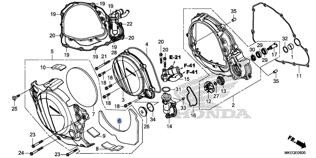 Honda OEM part 11365-MKE-A50