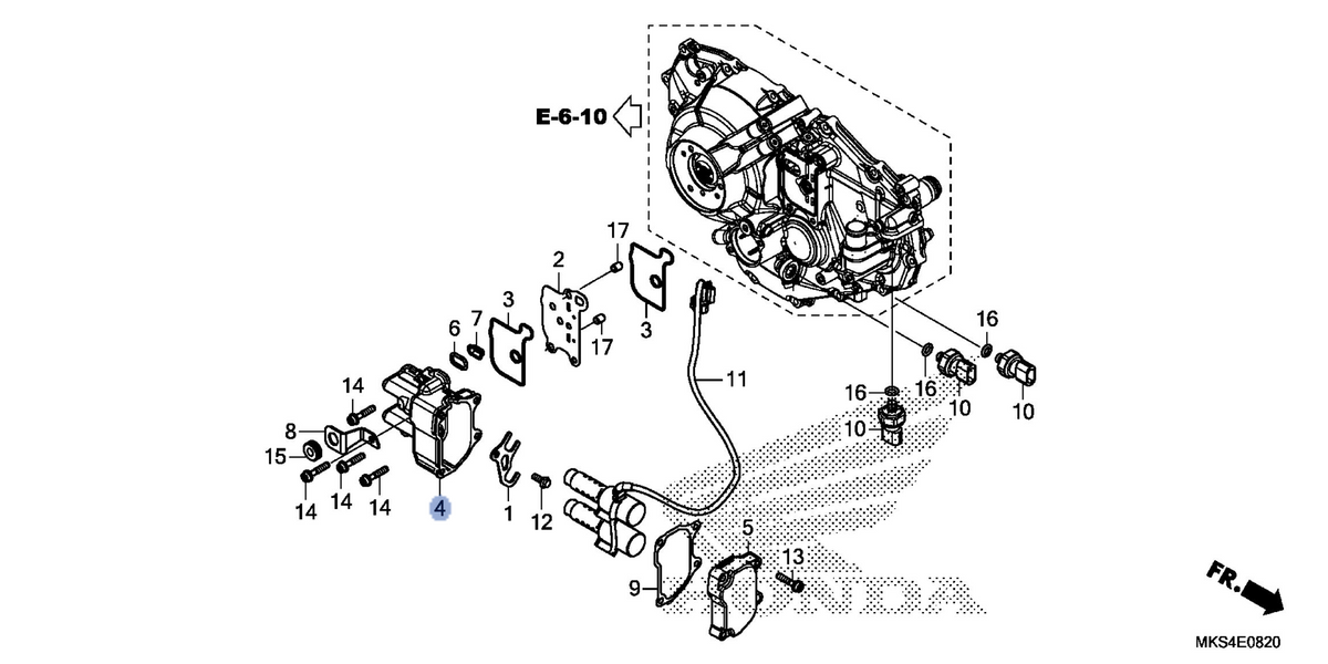 Honda OEM part 11365-MKS-E50