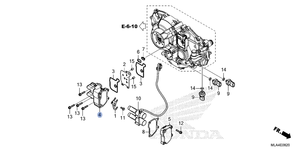 Honda OEM part 11365-MLA-A50