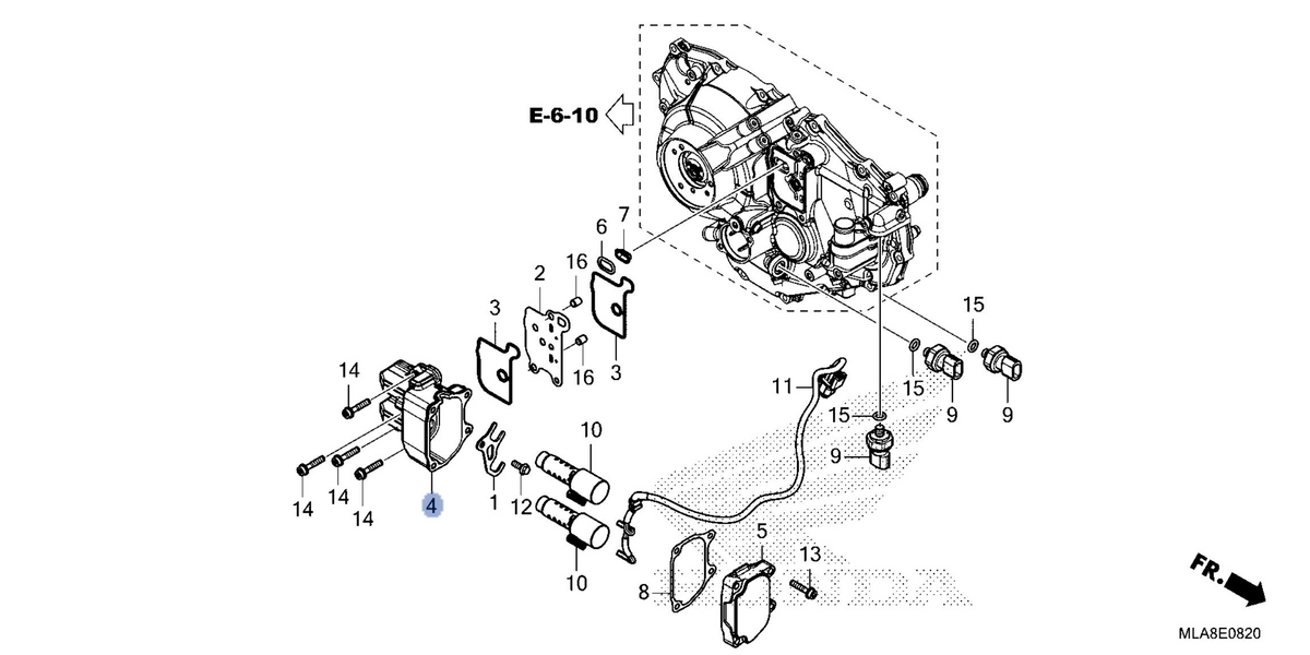 Honda OEM part 11365-MLF-E70