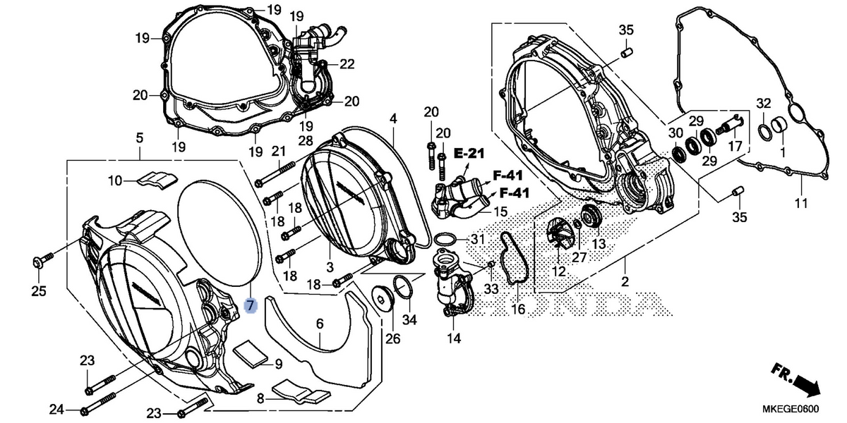 Honda OEM part 11366-MKE-A50