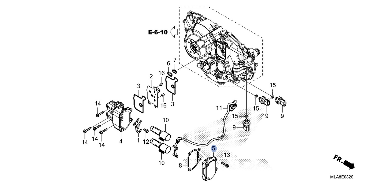 Honda OEM part 11366-MLF-E70