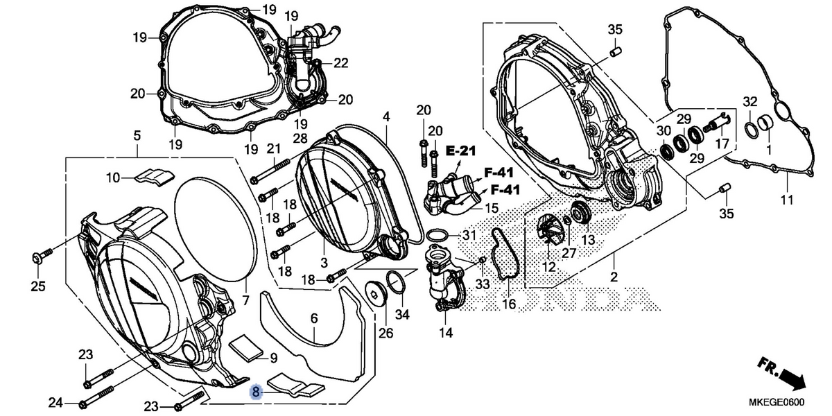 Honda OEM part 11367-MKE-A50