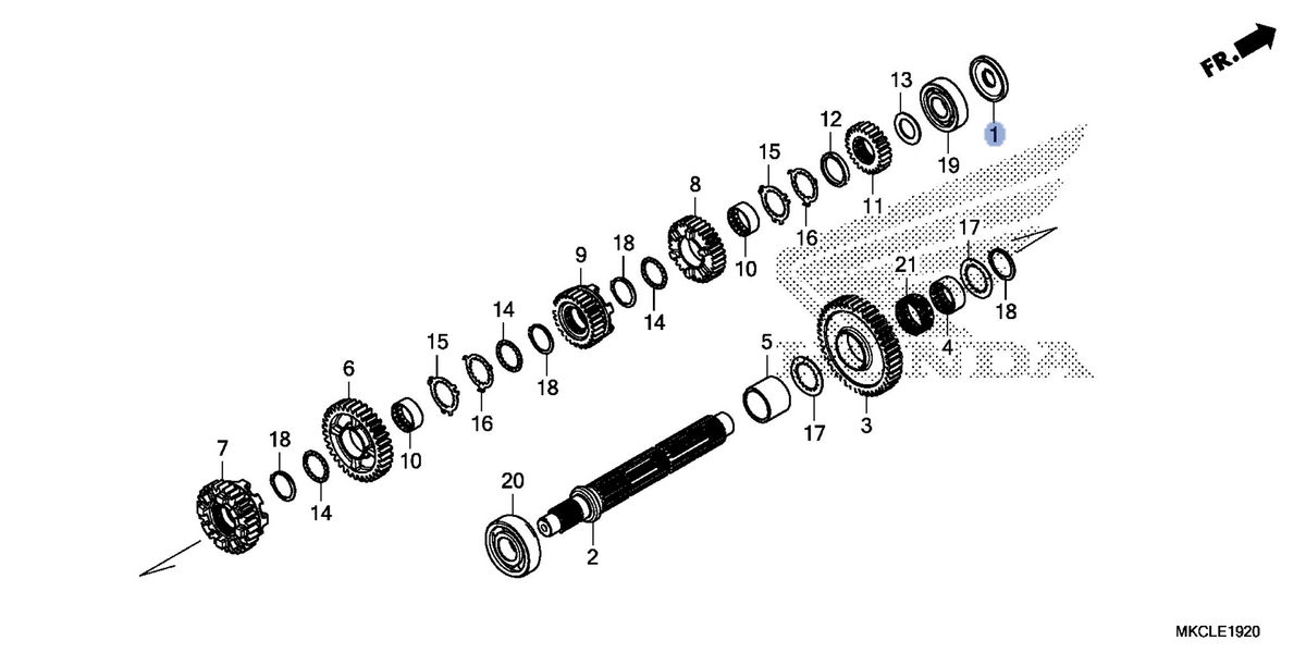 Honda OEM part 11369-MKC-A00