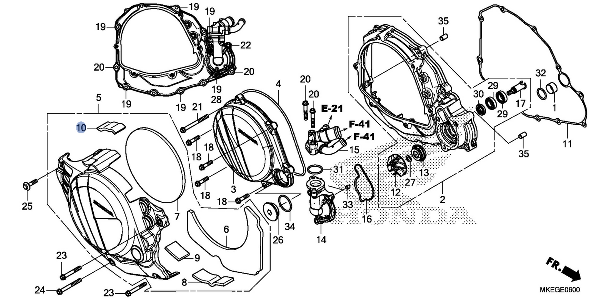 Honda OEM part 11369-MKE-A50