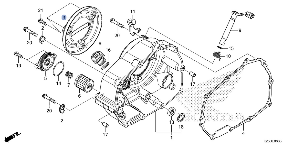 Honda OEM part 11370-K26-G00