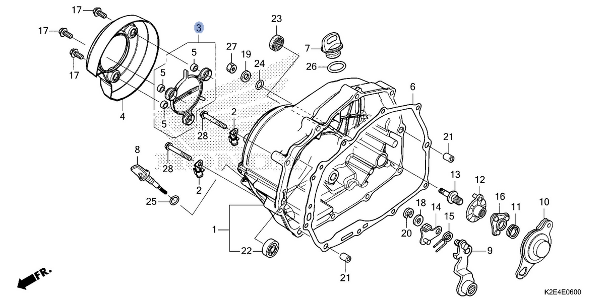 Honda OEM part 11370-K2E-T00