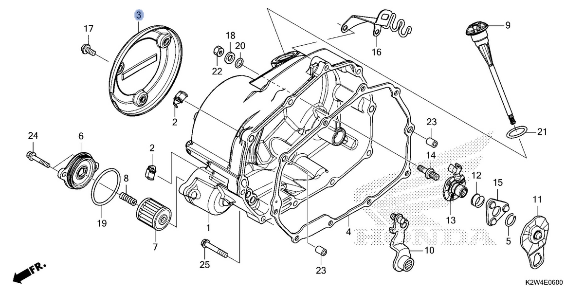 Honda OEM part 11370-K2W-T00