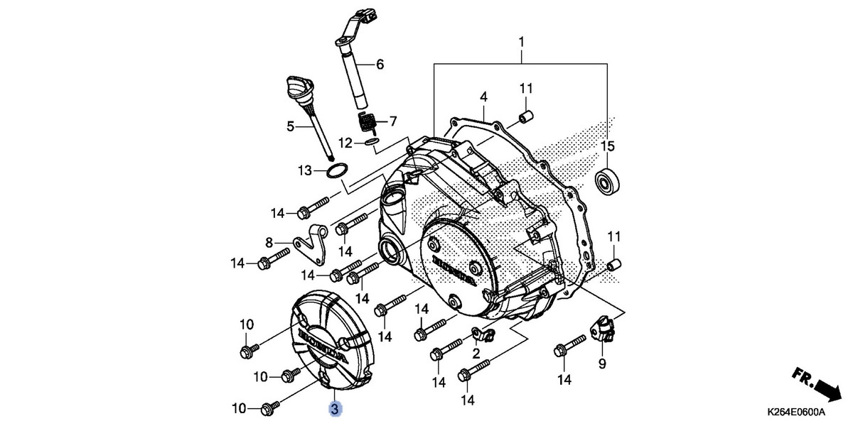 Honda OEM part 11370-KYZ-T00