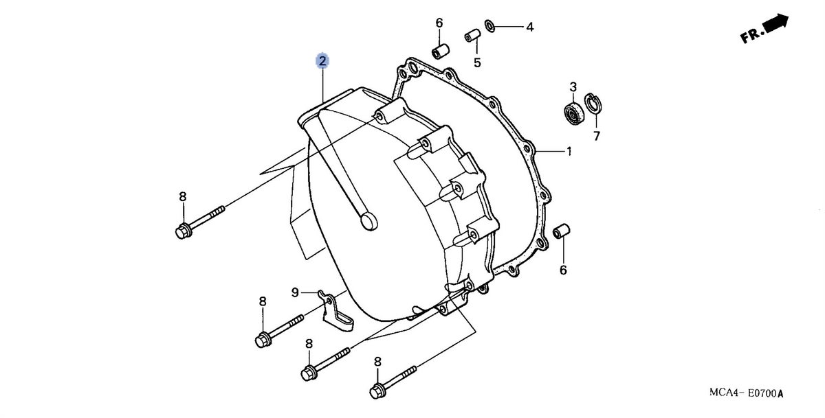 Honda OEM part 11370-MCA-010