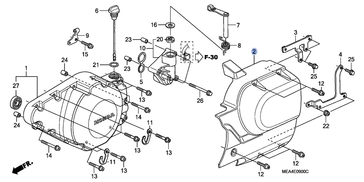 Honda OEM part 11370-MEA-670