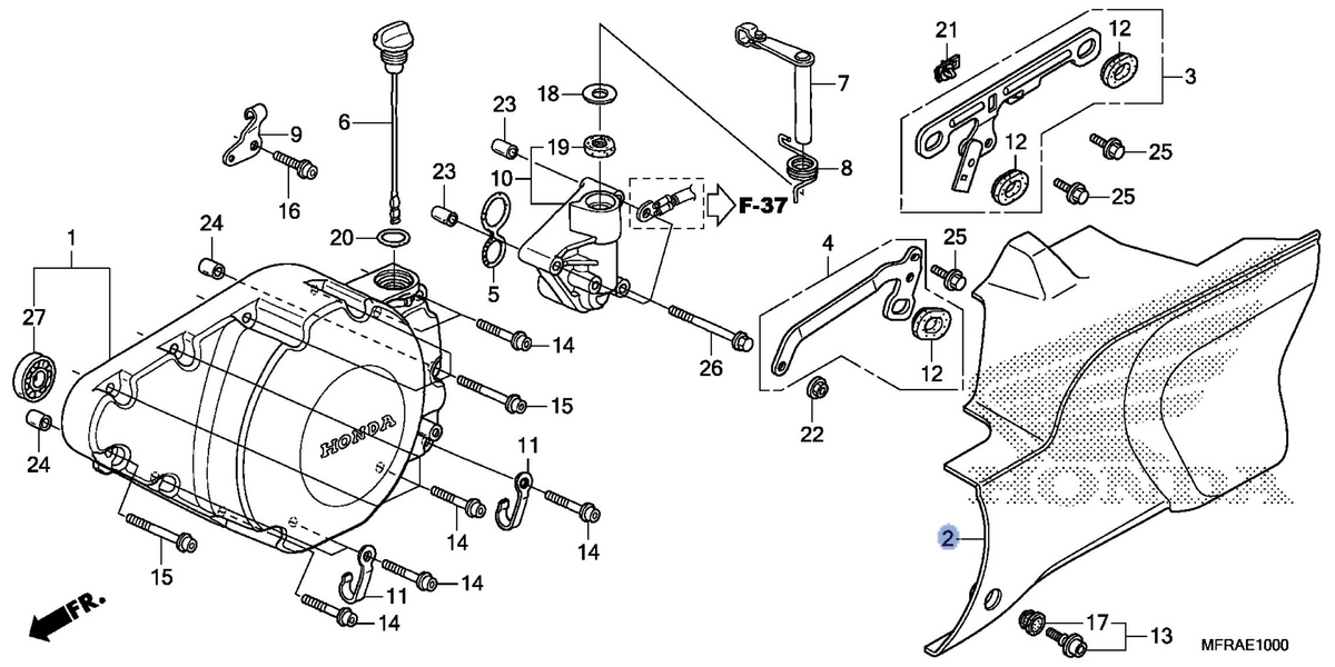 Honda OEM part 11370-MFR-670