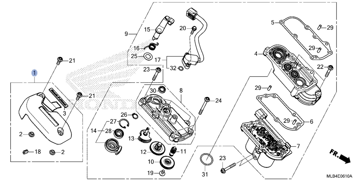 Honda OEM part 11370-MLB-DB0