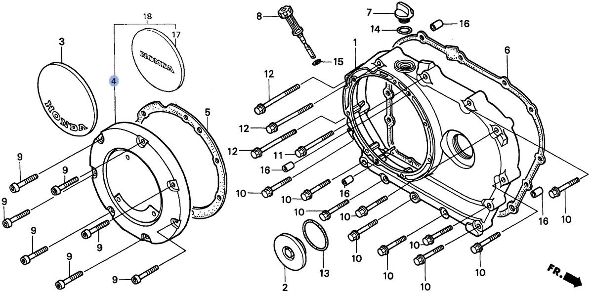 Honda OEM part 11371-MCK-A50