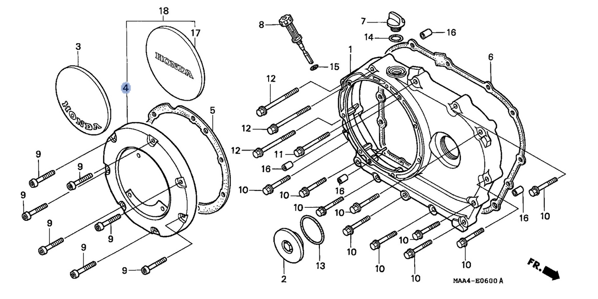 Honda OEM part 11371-MCK-U50