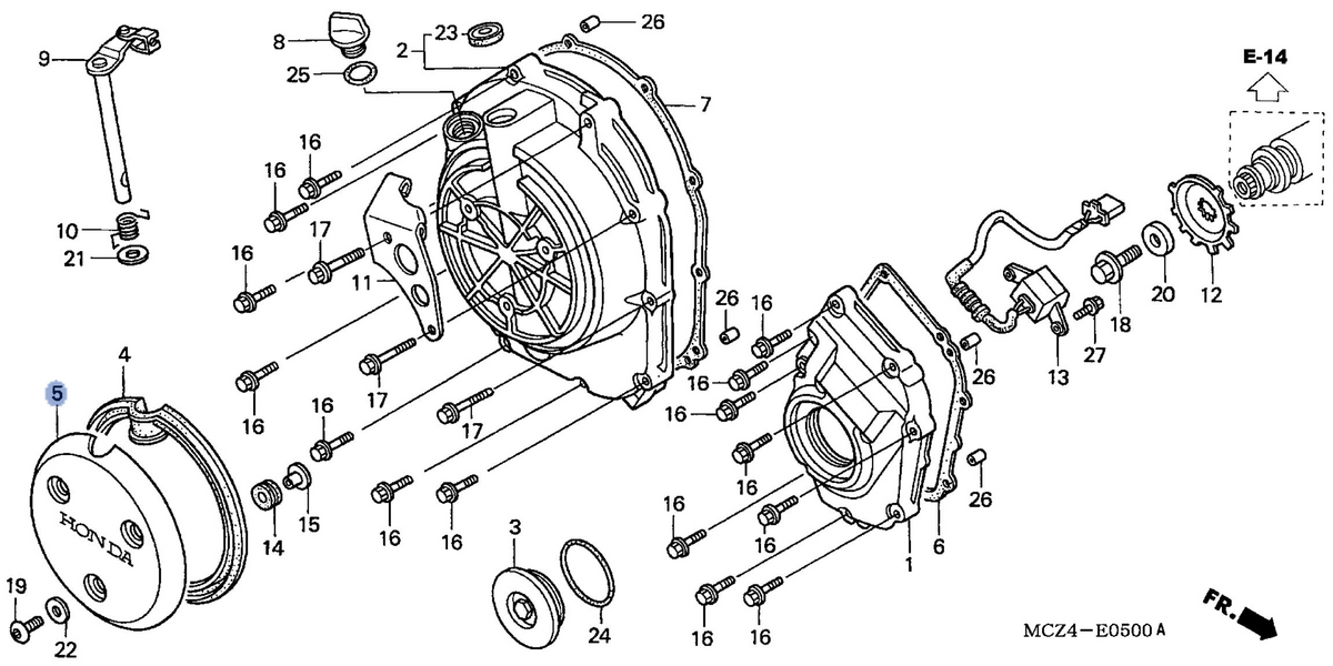Honda OEM part 11371-MCZ-000