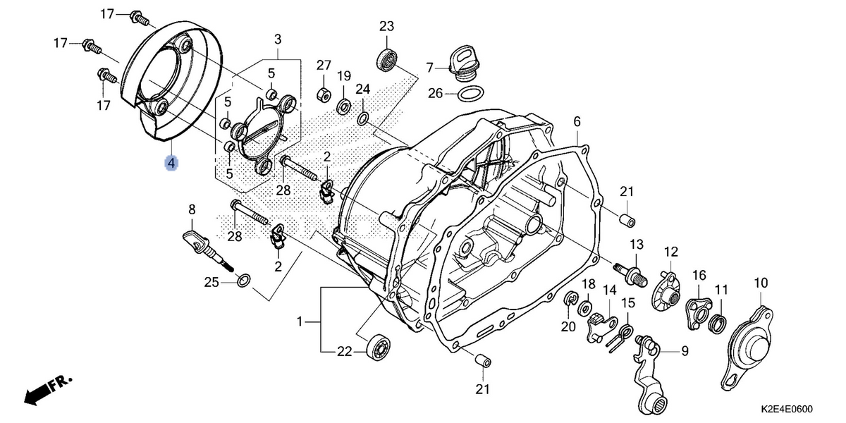 Honda OEM part 11372-K2E-T00