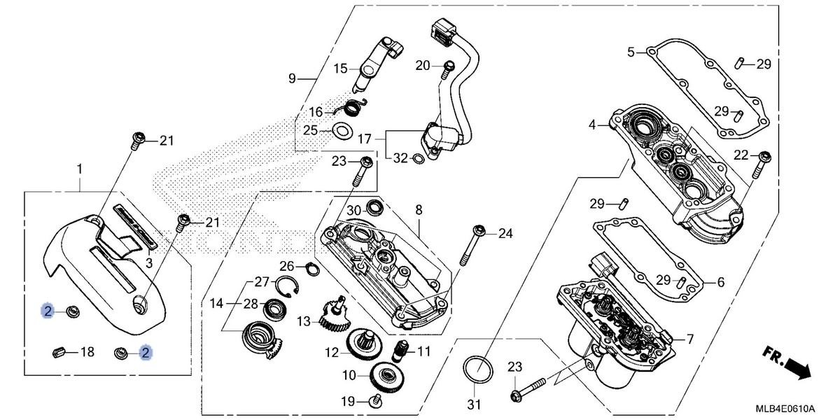 Honda OEM part 11372-MLB-DB0