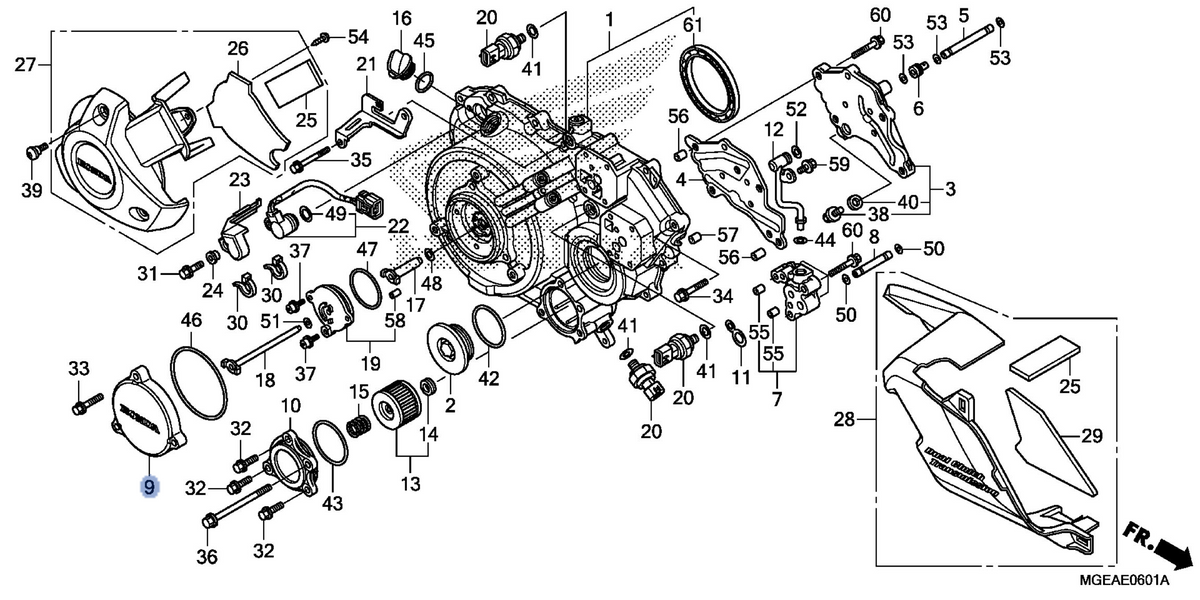 Honda OEM part 11375-MGE-D00