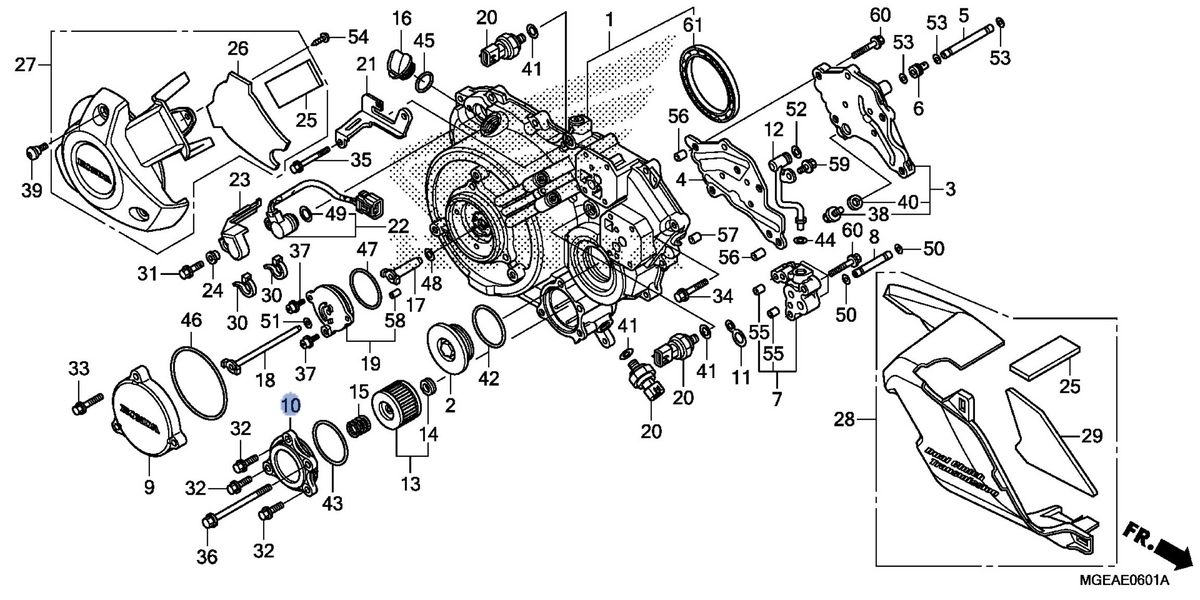Honda OEM part 11376-MGE-D00