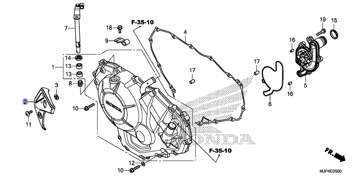 Honda OEM part 11376-MJP-G50