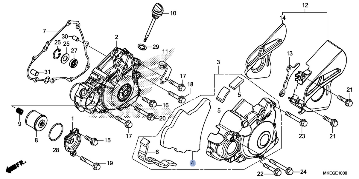 Honda OEM part 11376-MKE-A50
