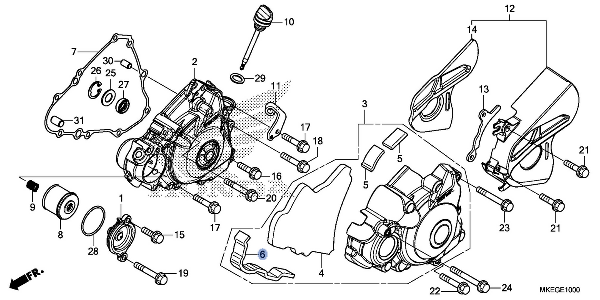 Honda OEM part 11378-MKE-A50