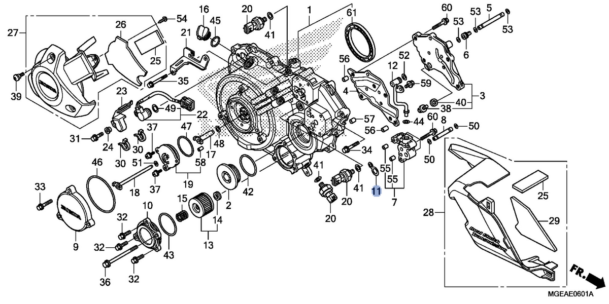 Honda OEM part 11379-MGE-D01