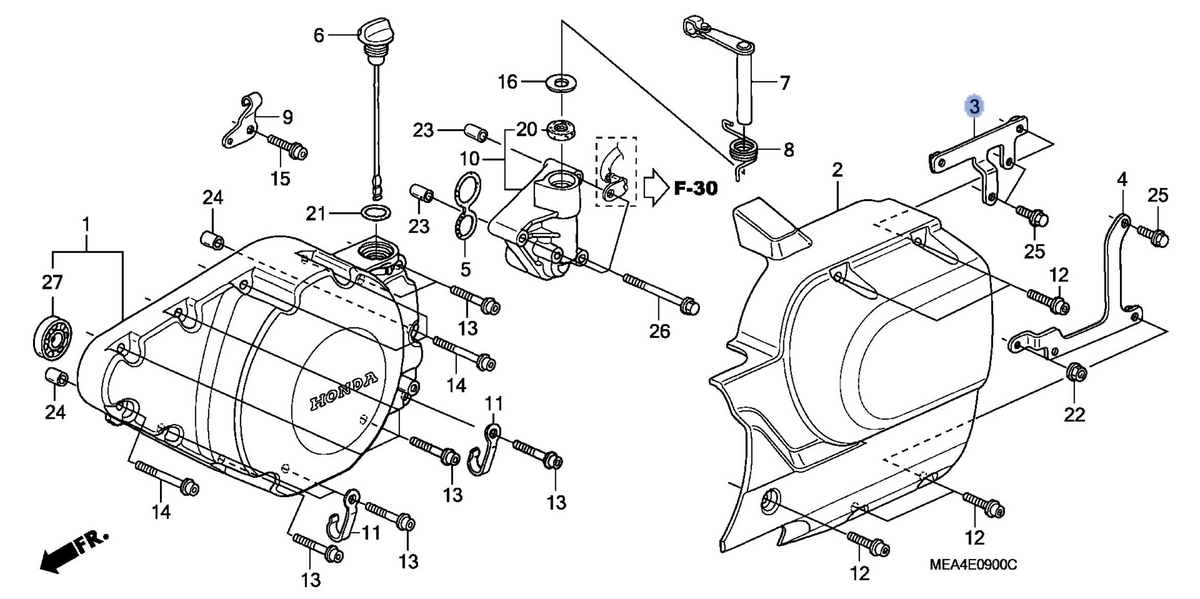 Honda OEM part 11380-MEA-671