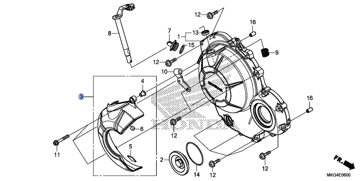 Honda OEM part 11380-MKG-A00